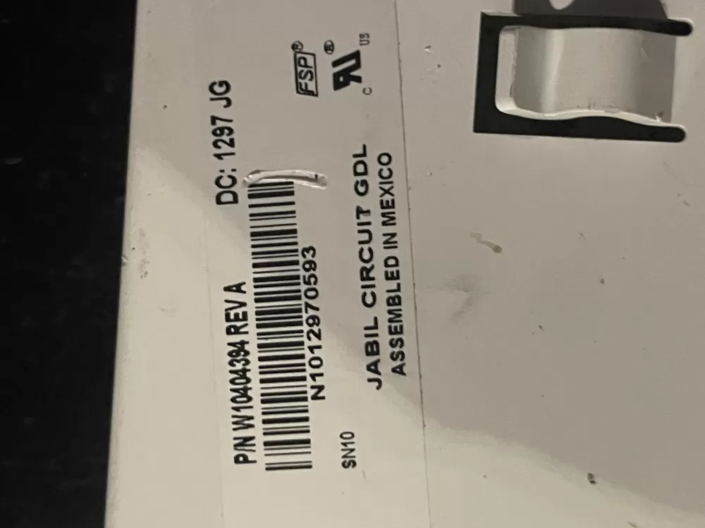 Whirlpool PS11754314 Refrigerator Control Board Ui Assembly AZ38289 | Wm512