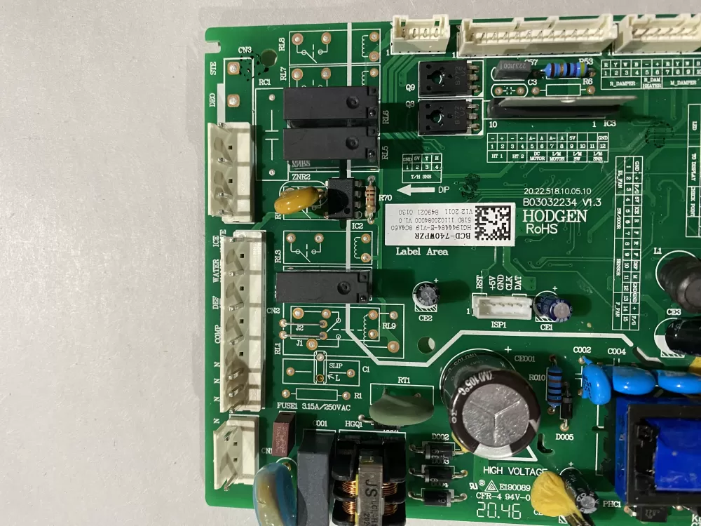 Hisense HG1944484 Refrigerator Control Board AZ189809 | BK2201