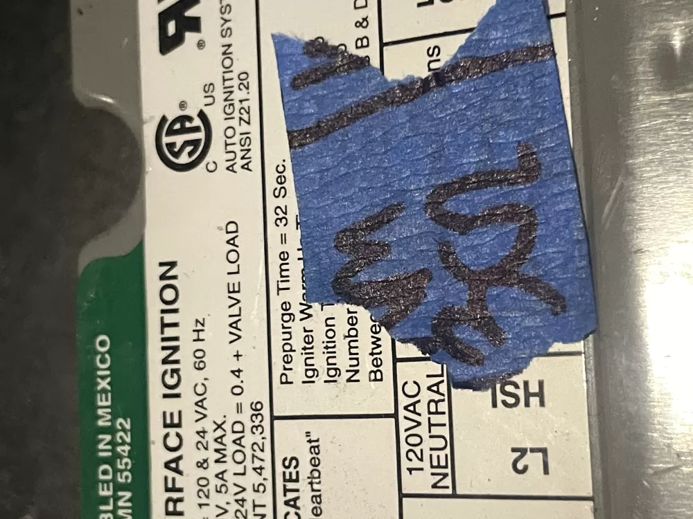 Honeywell S8910U Hot Surface Ignition Control Board AZ28695 | Wm300