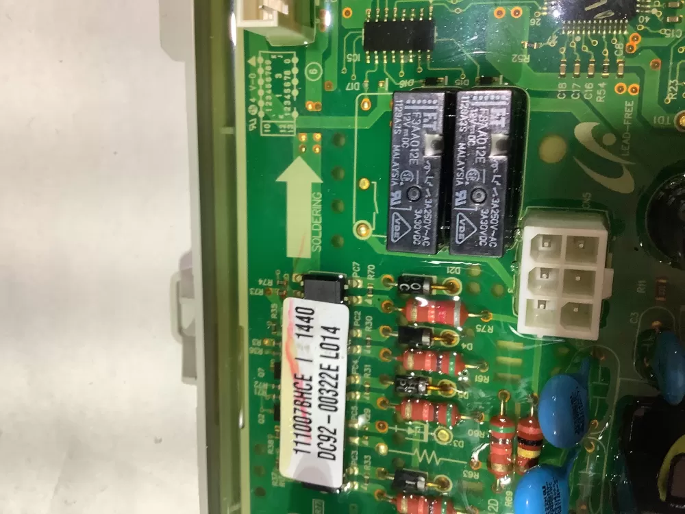 Samsung DC92-00322E DC92-00160A Dryer Electronic Control Board AZ144709 | ZCV512