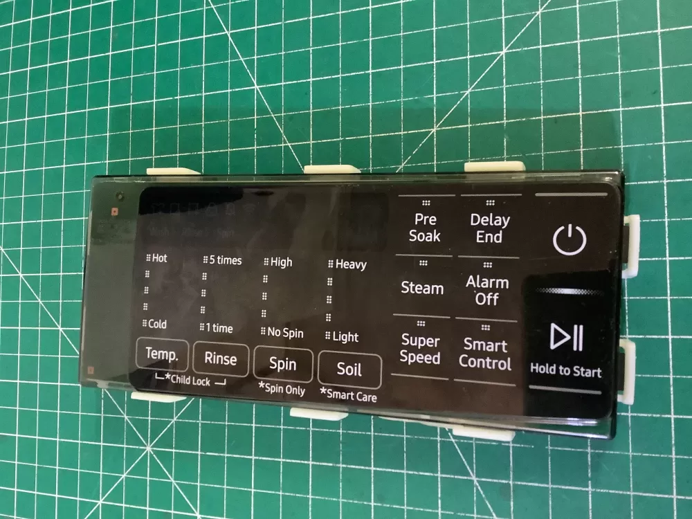 Samsung Washer Control Panel Assembly DC97-22462A AZ193779 | NR600
