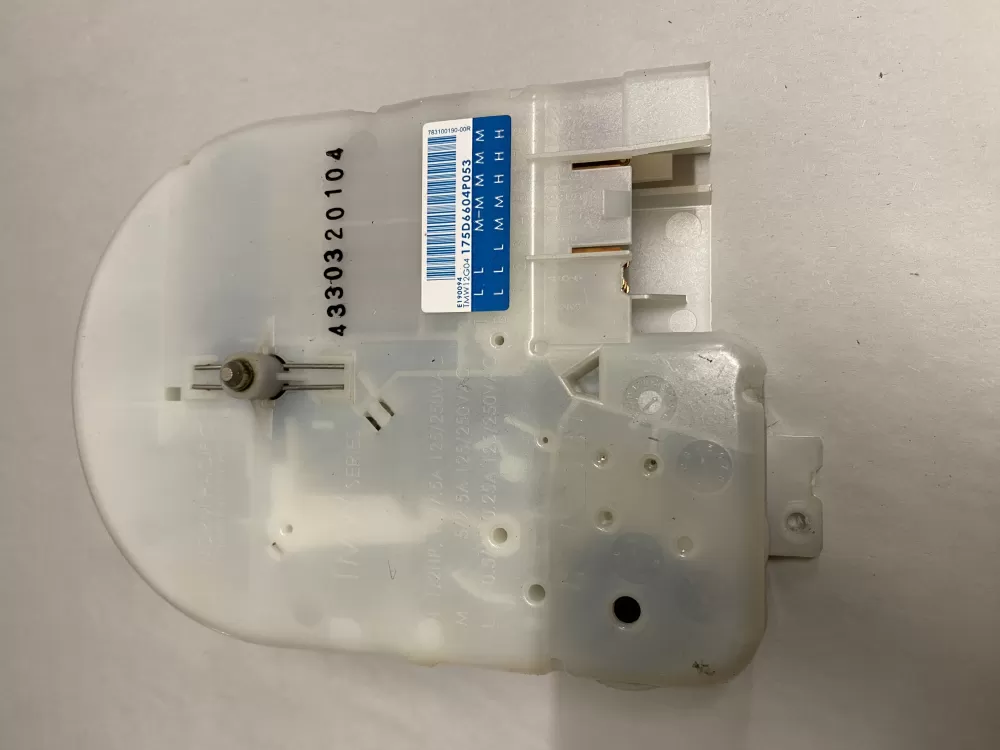 GE WH12X10527 175D6604P053 Washer Timer