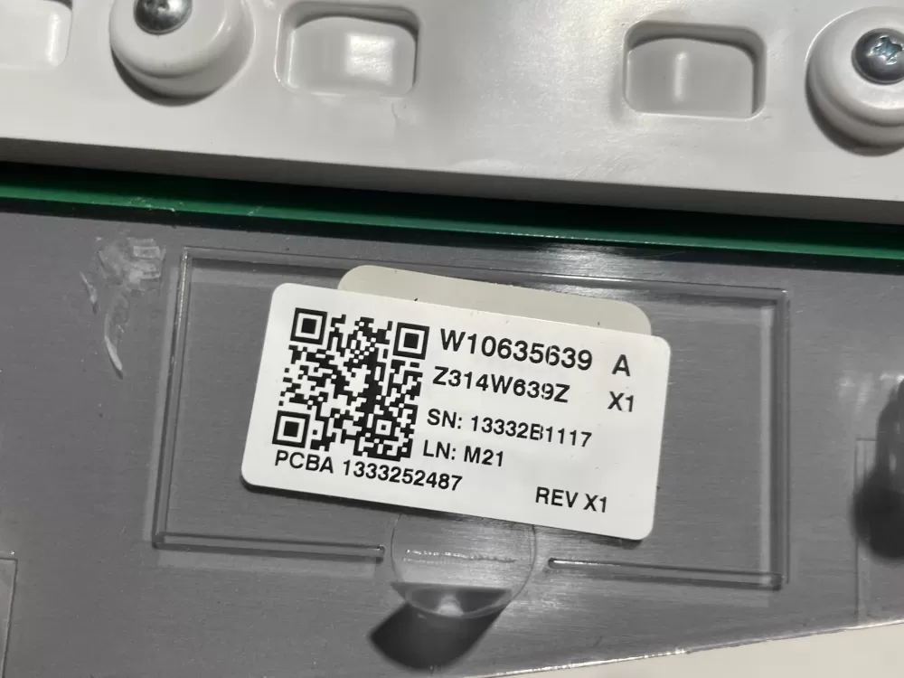 Whirlpool W10635639 Washer Control Board Panel AZ142796 | Wmv755