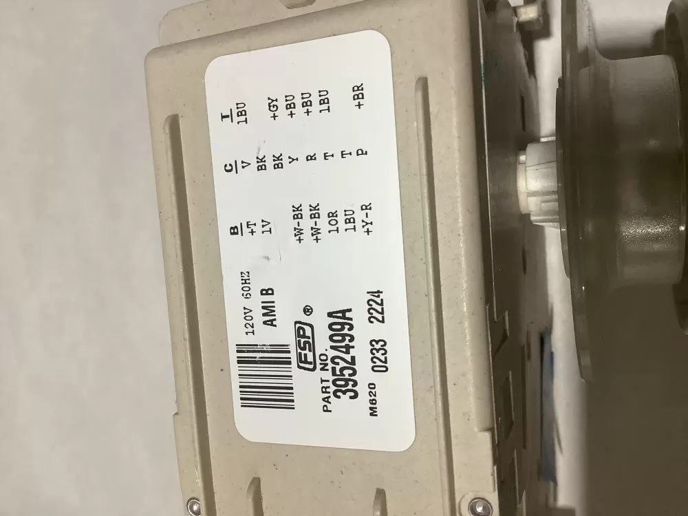 Whirlpool 3952499A Washer Timer AZ147974 | ZC2482