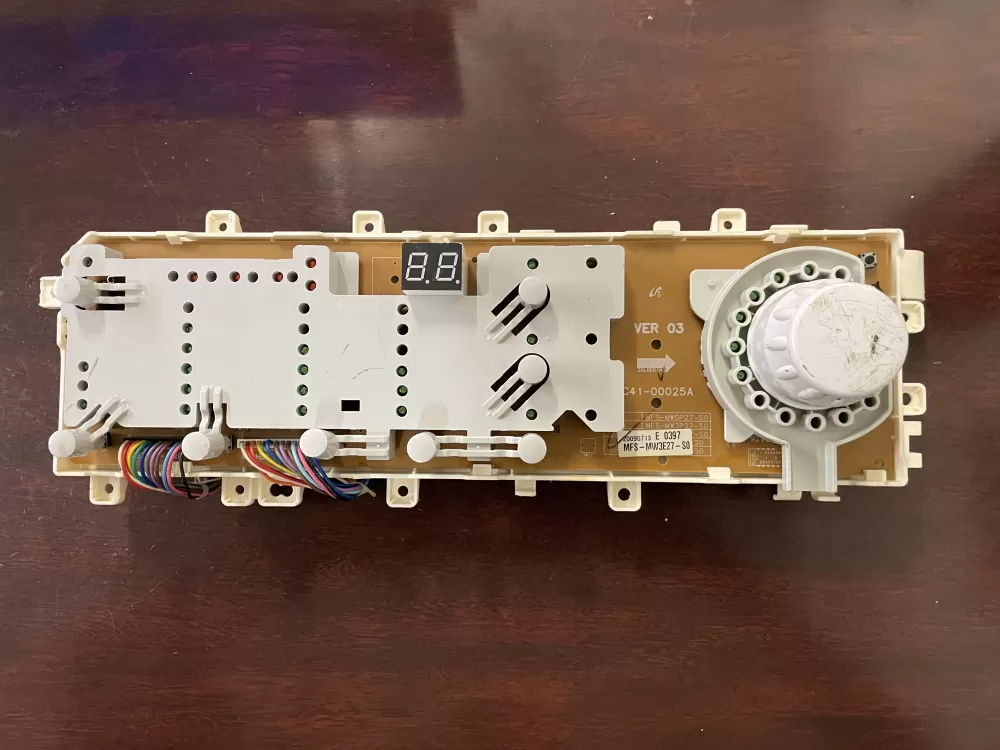 Samsung DC92-00124A DC41-00025A Dryer UI Control Board AZ37923 | KMV201