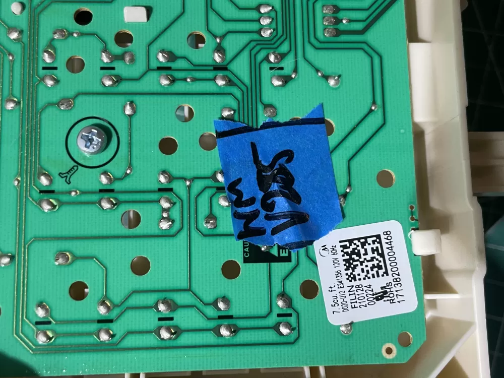 Midea 17138200004468 Dryer Control Board AZ196569 | Wmv255