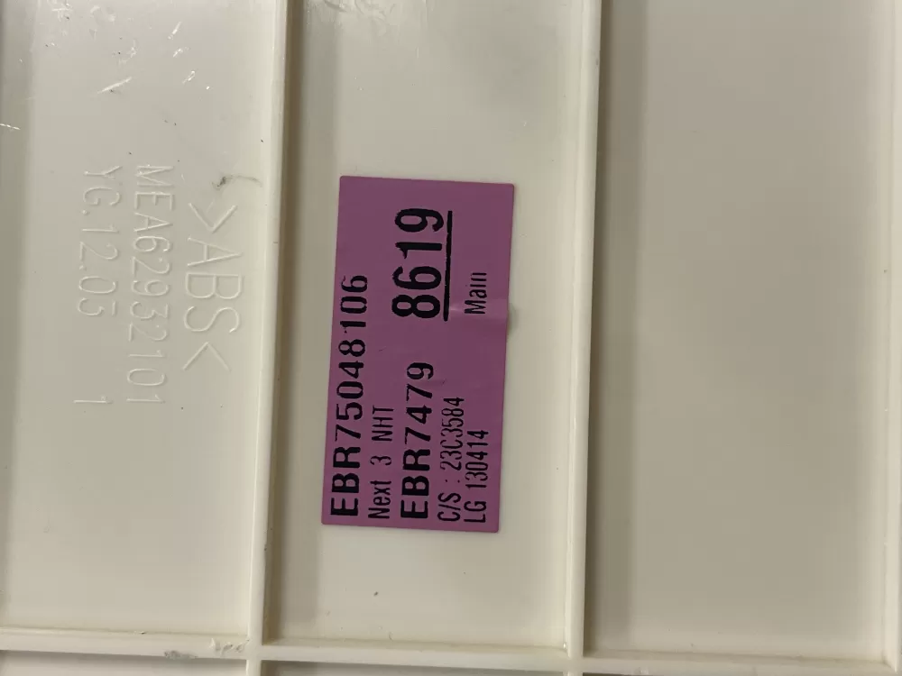 LG EBR78421704 EBR74798619 Washer Control Board AZ61423 | Wmv554