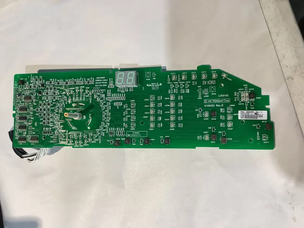 Whirlpool 8564295 User Interface Control Board AZ147107 | BG2474