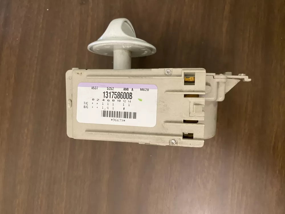 Frigidaire  GE  Kenmore 131758600B Washer Timer