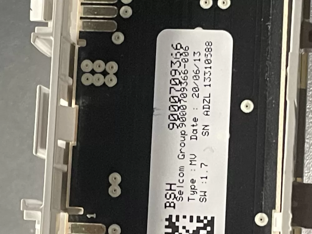 Bosch 9000709366 11019741 Dishwasher Module Control Board AZ5927 | Wm1638
