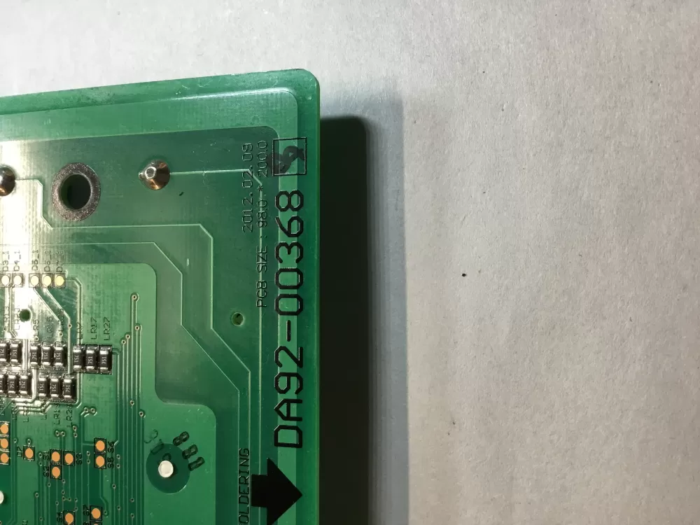 Samsung DA92-00368B Refrigerator Dispenser UI Control Board  AZ98233 | 2029