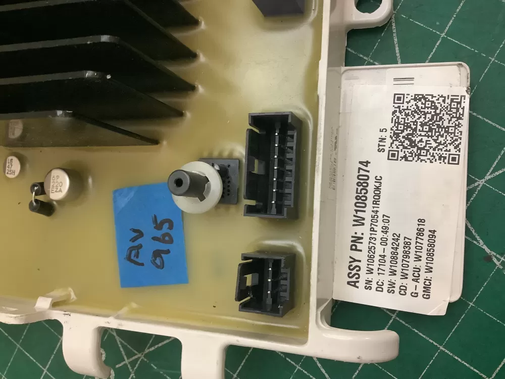 Whirlpool Maytag W10858074 Washer Control Board AZ218532 | ARV965