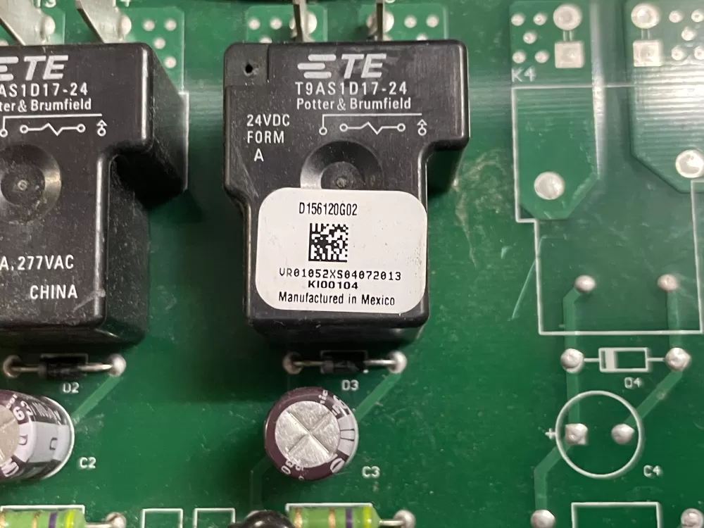 Trane EM Heat Control Board CNT06195 D156120g02 AZ103505 | Wm991