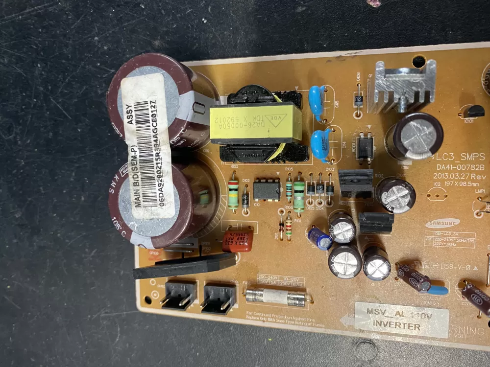 Samsung DA92-00215R Refrigerator Inverter Control Board AZ17419 | BK832