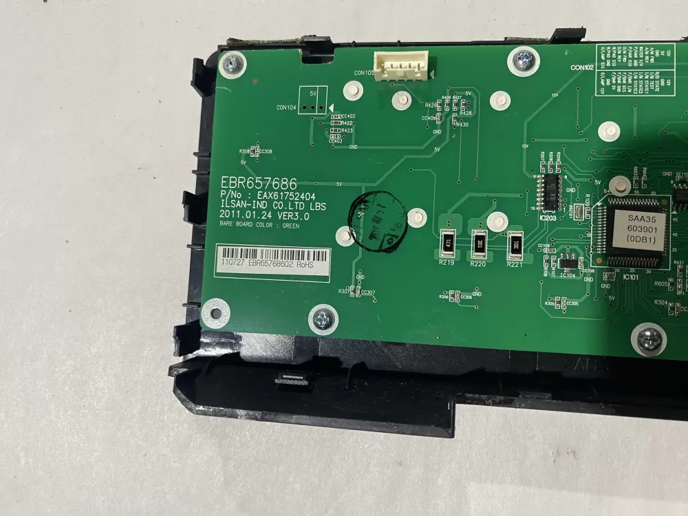 Kenmore EBR65768602 Refrigerator Display Control Board AZ105295 | BK226