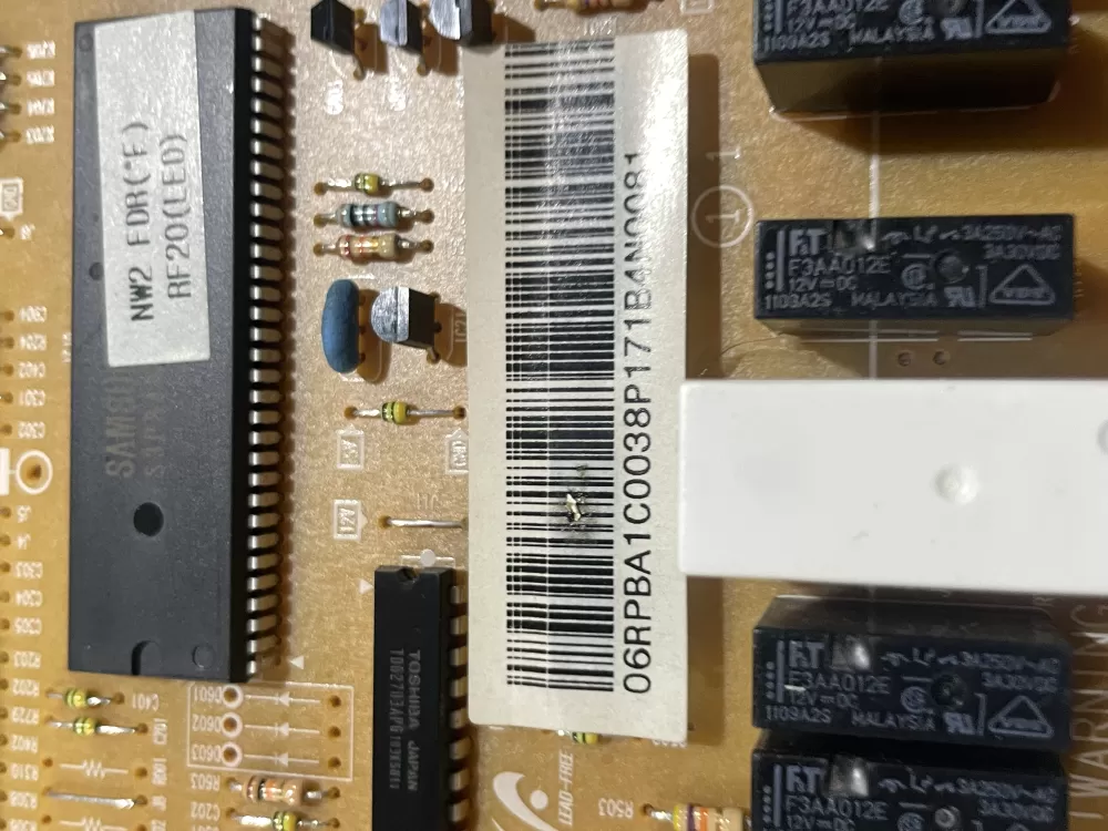 Samsung Refrigerator DA92-00204B Main Board AZ175663 | Wm456