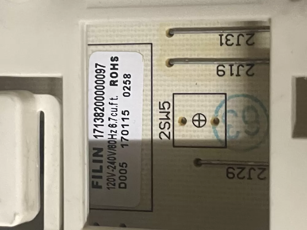 Midea 17138200003651 17138200000097 Dryer Control Board AZ54913 | Wmv518