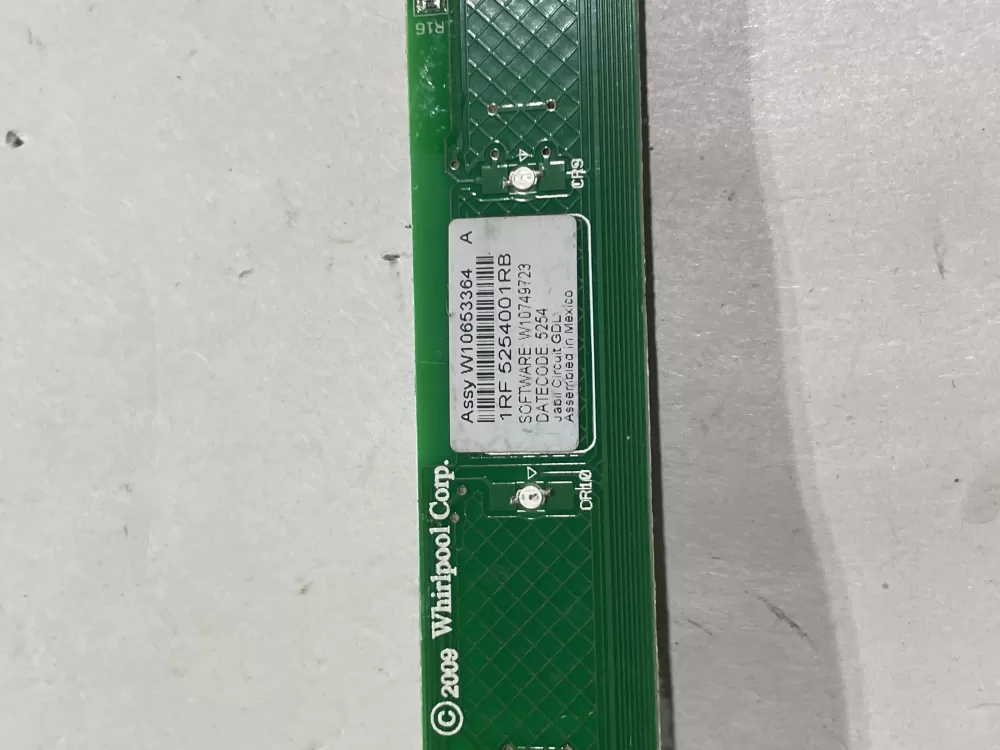 Whirlpool KitchenAid W10653364 Dishwasher Control Board User AZ167051 | Wmv112