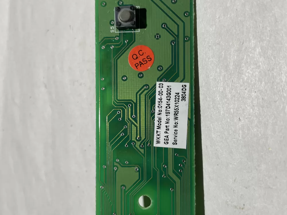 GE 197D4143G001 Wr55x10224 Refrigerator Control Board AZ113764 | Wm651
