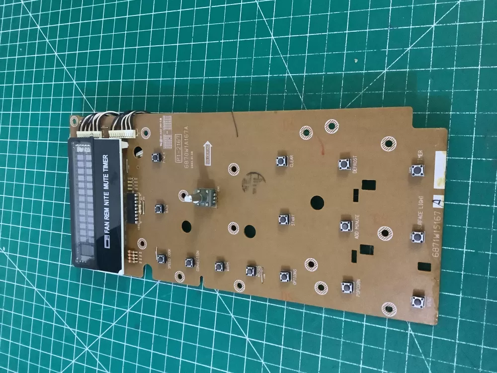LG 6871W1S167A Microwave Control board