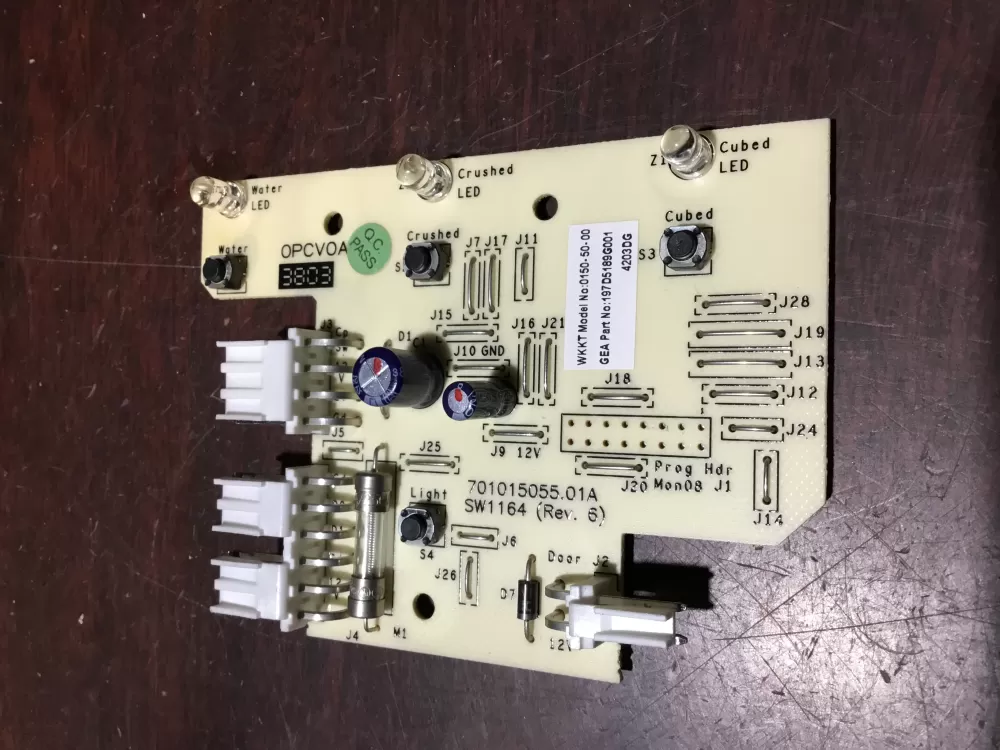 GE 197D5189G001 Refrigerator Control Board