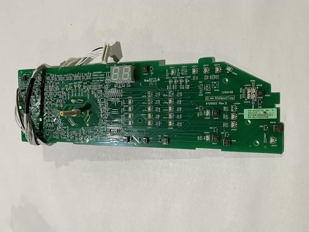 Whirlpool W10297397 WPW10297397 PS11752324 Washer Control Board