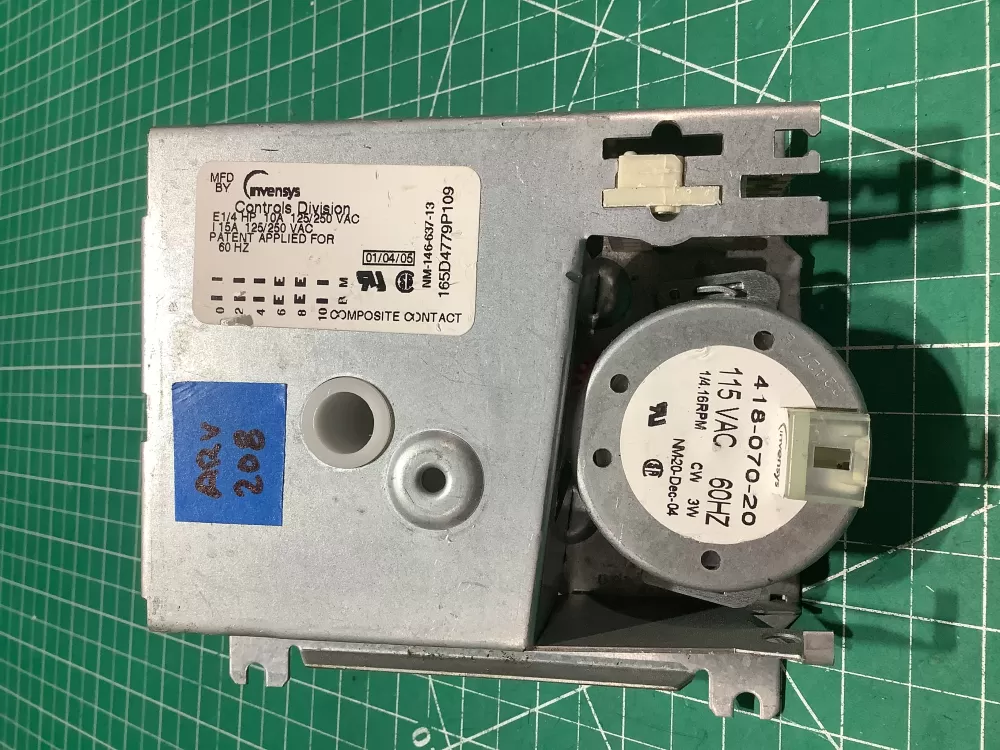 GE 165D4779P109 Dishwasher Timer AZ183342 | ARV208