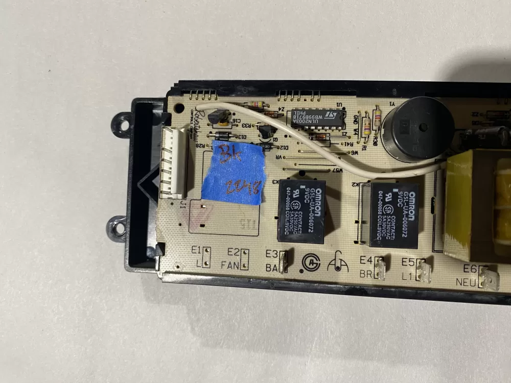 GE Gas Oven Control Board - Part # WB27K5187 191D1001P010 AZ123151 | BK2248