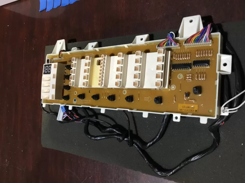 LG 6871EA2005K Dryer Control Board Display