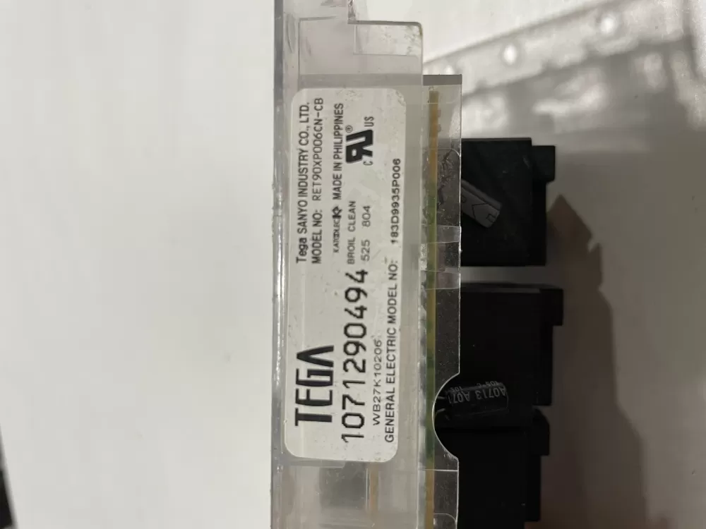 GE 183D9935P006 Wb27k10206 Range Control Board AZ169655 | Wm2596