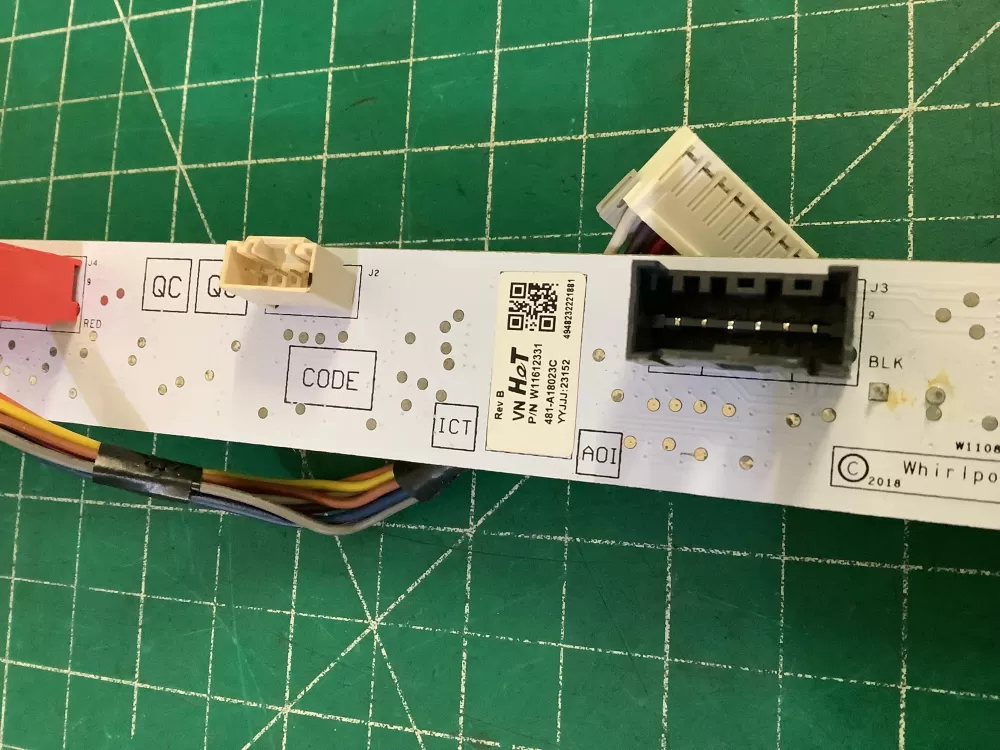 Whirlpool W11612331 Washer Touch Sensor Control Board AZ204064 | NR335