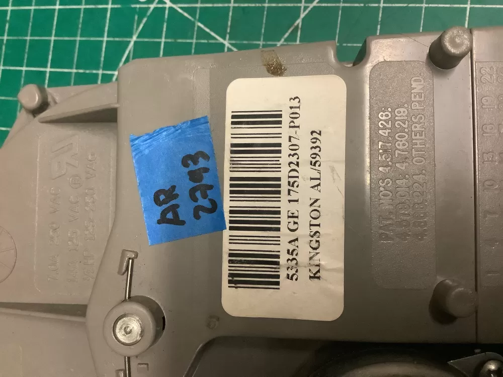 175D2307-P013 Washing Machine Timer Mabe GE Kingston AZ200160 | AR2793