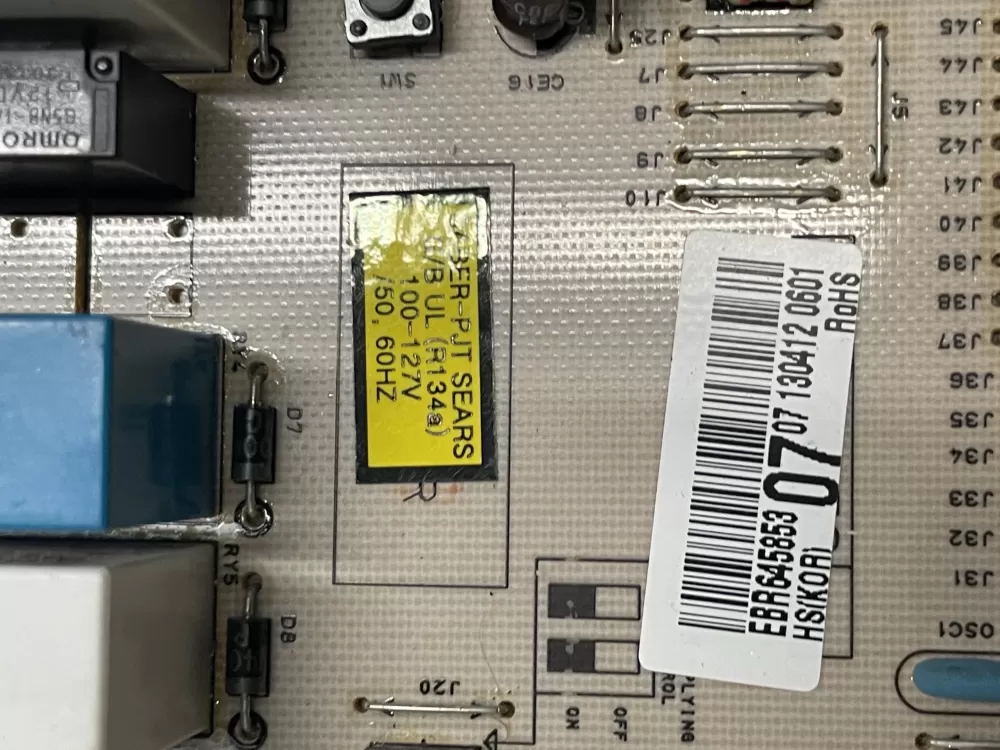 LG Kenmore EBR64585302 EBR64585307 Refrigerator Control Board AZ21658 | WM1173