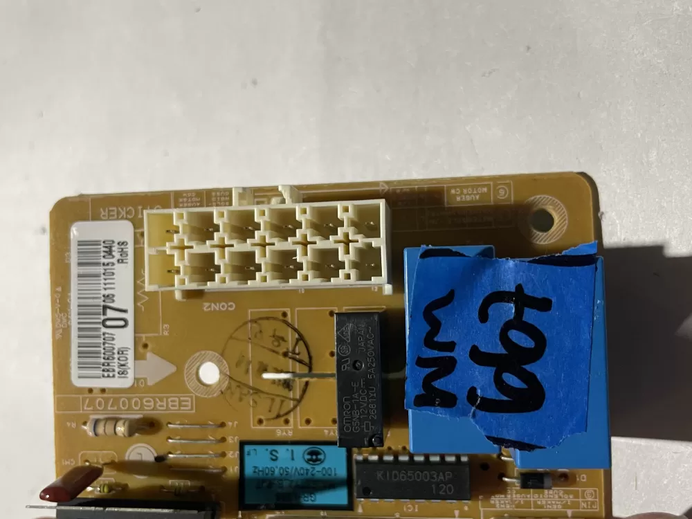 LG EBR60070703 EBR60070707 Refrigerator Power Control Board AZ189432 | Wm667