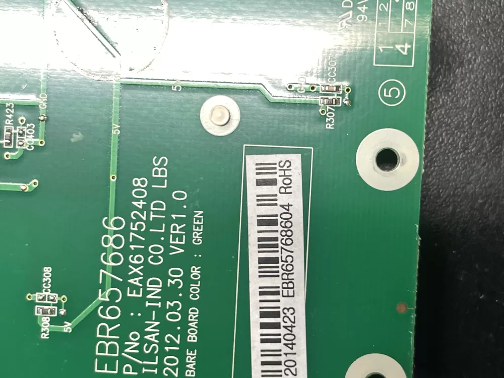 Kenmore  LG EBR65768604 Refrigerator Control Board Display