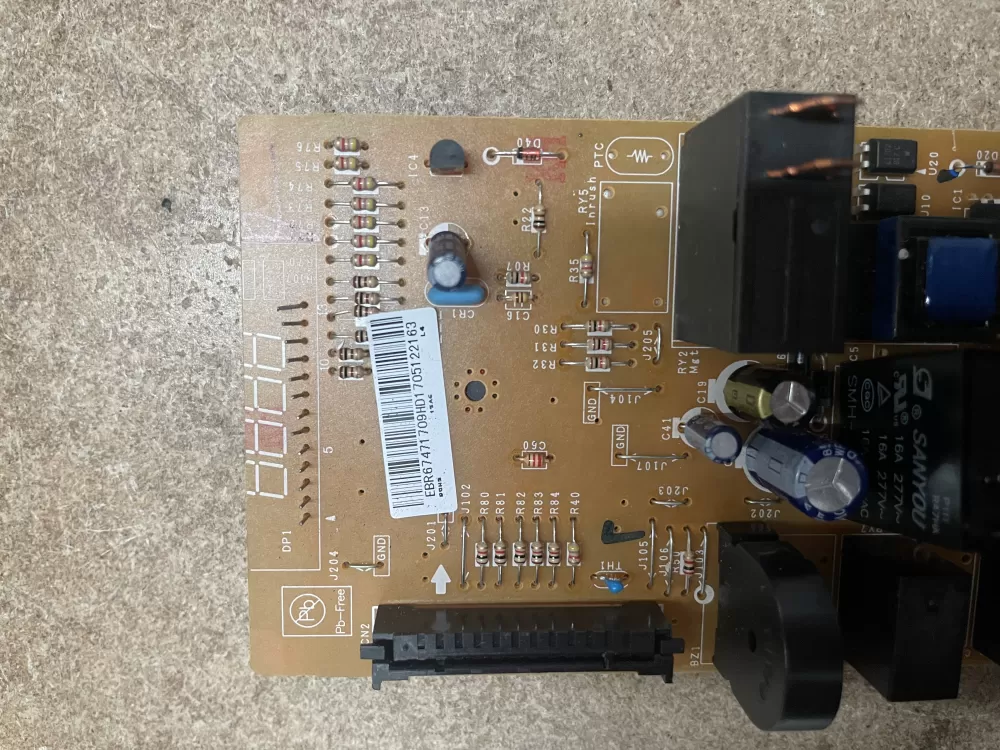 LG EBR67471709 Microwave Control Board AZ23495 | KM1321
