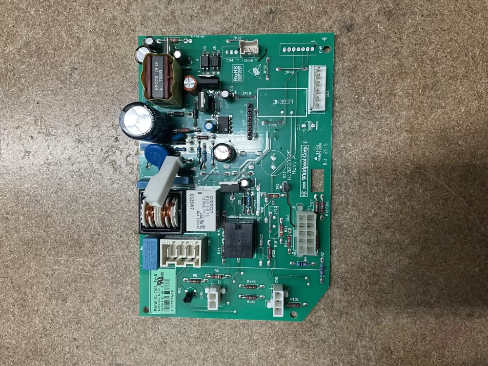 Whirlpool  KitchenAid  Kenmore  Jenn-Air AP6019378 W10205552 W10268635 W10317076 WPW10317076 PS11752684 Refrigerator Control Board