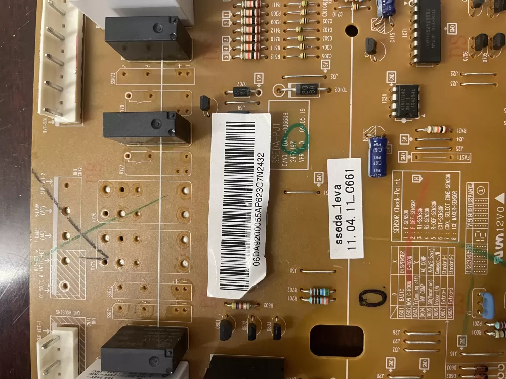 Samsung AP4909012 DA92-00055A Refrigerator Control Board AZ52281 | KMV532