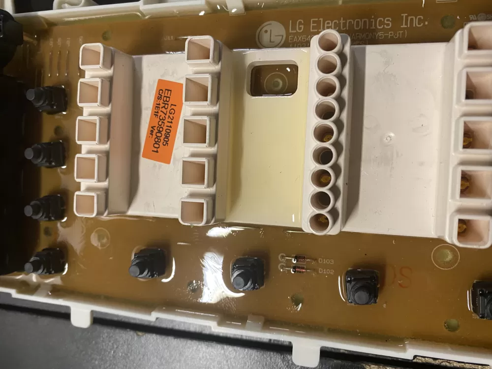 LG EBR73590801 Dryer Control Board AZ4298 | BKV198