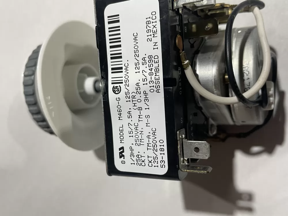 Maytag Admiral Norge AP6009645 53-1810 WP53-1810 Dryer Timer AZ185032 | Wm781