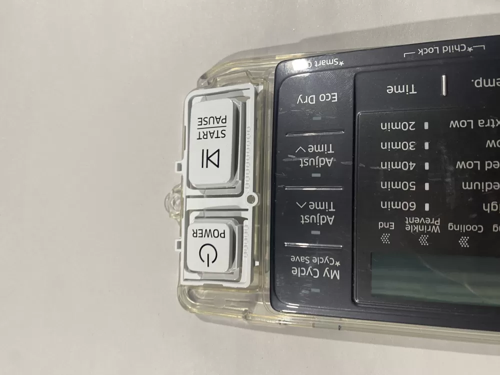 Samsung Washer Control Inlay DC93-00376D DC64-03116B AZ185000 | BK1017