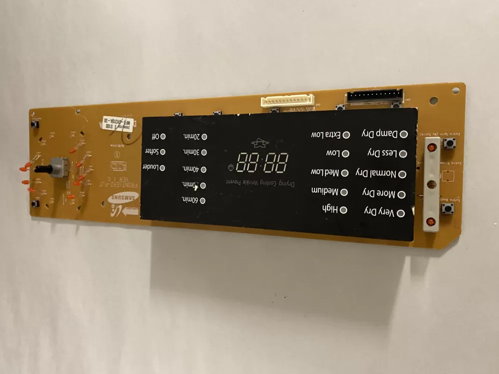 Samsung MFS-DV318A-S0  AP4337033  DC41-00066A  2025722  20091008  PS4250820 Dryer UI Control Board
