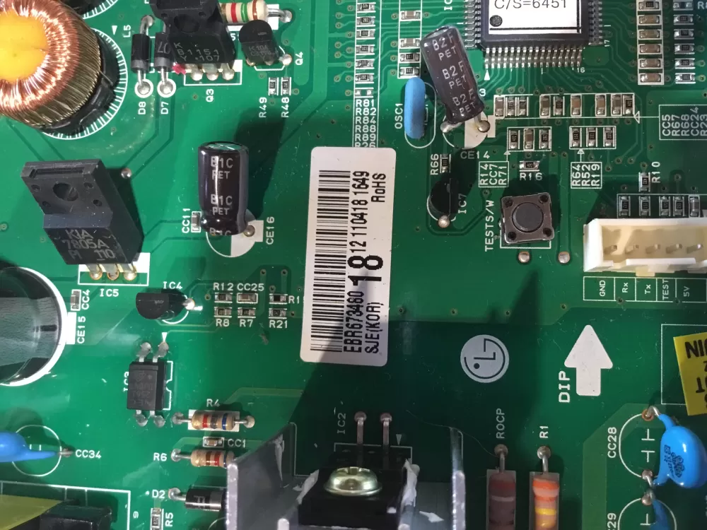 LG EBR67348018 Refrigerator Control Board AZ49100 | NR1794