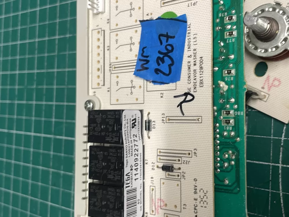 GE 175D5261G040 EBX1129P004 WH12X10614 Washer Control Board AZ204460 | Wm2367