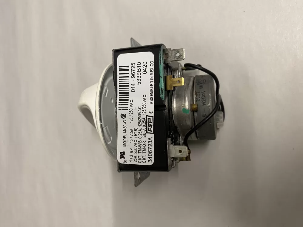 Whirlpool 3406723A 4433735 AP6008572 PS11741712 EAP11741712 Dryer Timer