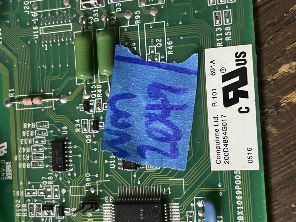 GE 200D4854G017 EBX1069P005 WR55X10524 Fridge Control Board AZ57102 | Wm2049
