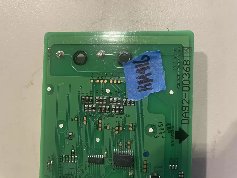 Samsung DA92-00368B Refrigerator Dispenser UI Control Board AZ42170 | KM416