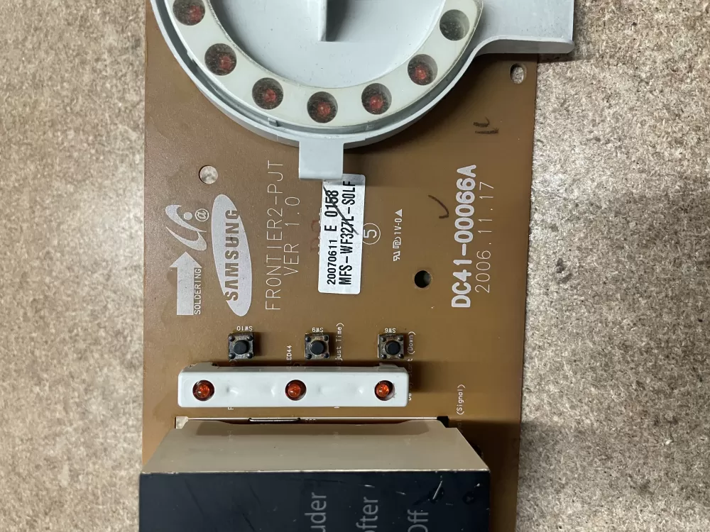 Samsung DC41-00066A Washer Control Board AZ17943 | KMV167