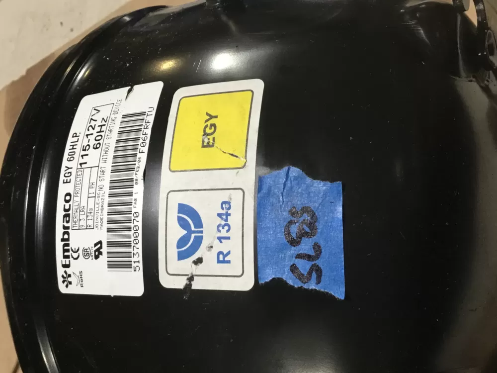 Embraco 513700070 Refrigerator Compressor AZ97393 | Sl85
