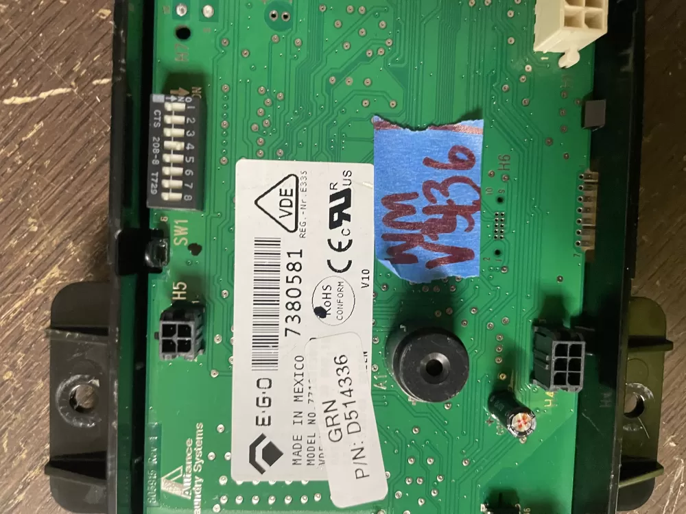 Speed Queen D514336P D514336 AP6838954 Dryer UI Control Board AZ44416 | Wmv436